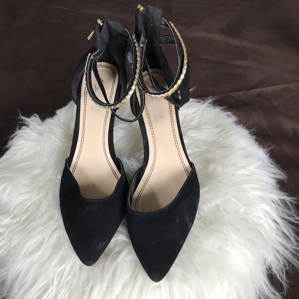 Anne Michelle Black High Heel Shoe